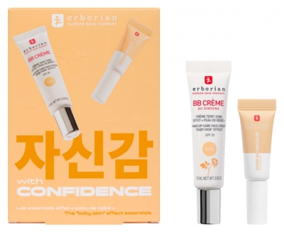 Erborian Coffret Les Essentiels Effet Peau Bébé With Confidence - Teinte : Doré