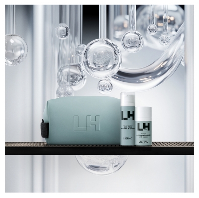 Lierac Homme Trousse Fluide Anti-Âge Global Visage et Yeux 50 ml + Déodorant 50 ml Offert
