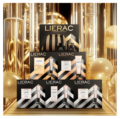 Lierac Vitamine C Pure Le Sérum Concentré Éclat 30 ml + 14 Sachets de 0,2 g + Diopti Fluide Correction Cernes Légèrement Teinté 15 ml