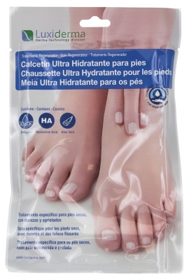 Luxiderma 1 Paire de Chaussette Ultra Hydratante Pieds 