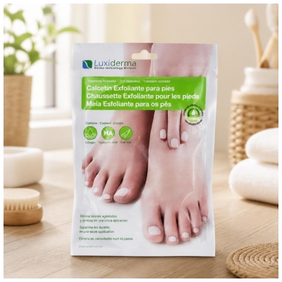 Luxiderma Chaussette Exfoliante Pieds 2 Chaussettes