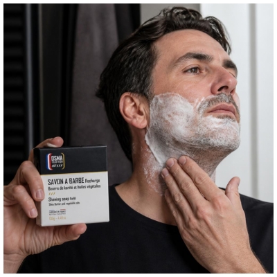 Osma Tradition Savon à Barbe Toutes Peaux Recharge 130 g