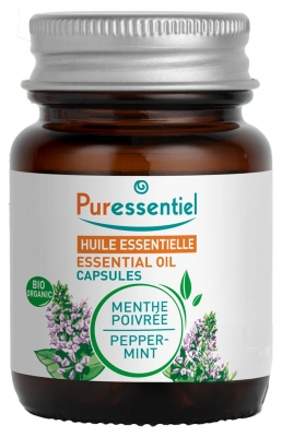 Puressentiel Capsules de Menthe Poivrée Bio - 60 Capsules