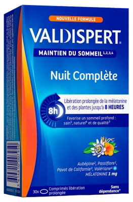 Valdispert Nuit Complète 30 Unités à Libération Prolongée