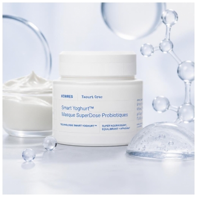 Korres Yaourt Grec Masque pour le Visage Super-Dose de Probiotiques 100 ml