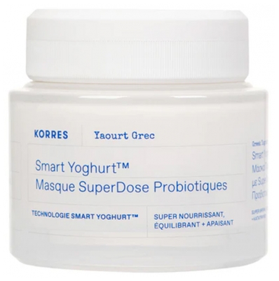 Korres Yaourt Grec Masque pour le Visage Super-Dose de Probiotiques 100 ml