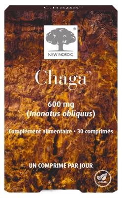 New Nordic chaga 600 mg 30 Unités