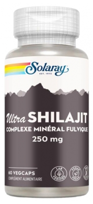 Solaray Ultra Shilajit 250 mg 60 Unités Végétales