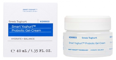 Korres Yaourt Grec Gel-Crème Hydratant et Équilibrant Probiotiques 40 ml