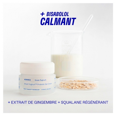 Korres Yaourt Grec Gel-Crème Hydratant et Équilibrant Probiotiques 40 ml