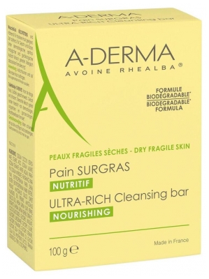 A-DERMA Pain Surgras Nutritif 100 Grammes
