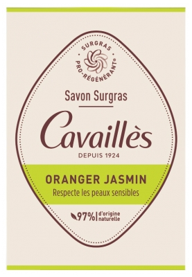 Cavaillès Savon Surgras Oranger Jasmin Peaux Sèches 100 g