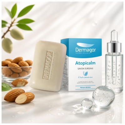 Dermagor Atopicalm Savon Surgras Peaux Sèches 150 Grammes