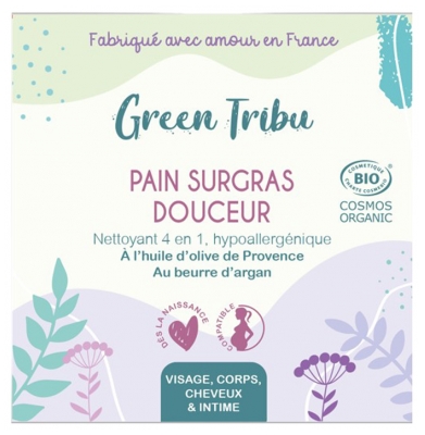 Green Tribu Pain Surgras Douceur Bio 110 Grammes