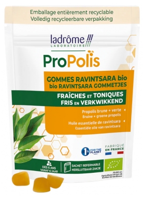Ladrôme Propolis Gommes Ravintsara Bio 45 Grammes