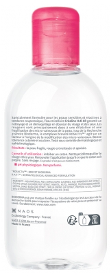 Bioderma Créaline Eau Micellaire Anti-Rougeurs Visage et Yeux Peaux Sensibles Réactives 250 ml
