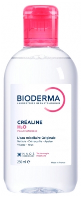 Bioderma Créaline Eau Micellaire Démaquillante Visage et Yeux Peaux Sensibles 250 ml