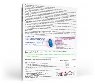 Arkopharma Arkorelax Sommeil & Anxiété 30 Unités