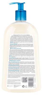 Bioderma Atoderm Crème de Douche Lavante Hydratante Visage et Corps 1000 ml