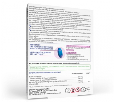 Arkopharma Arkorelax Sommeil & Anxiété 15 Unités