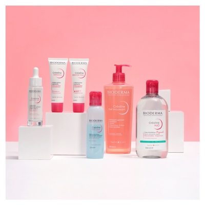 Bioderma Créaline Gel Moussant Nettoyant Démaquillant Visage Peaux Sensibles