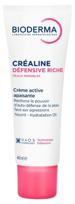 Bioderma Créaline Crème Apaisante Visage Peaux Sèches 40 ml