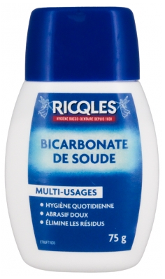 Ricqlès Bicarbonate de Soude Multi-Usages 75 Grammes