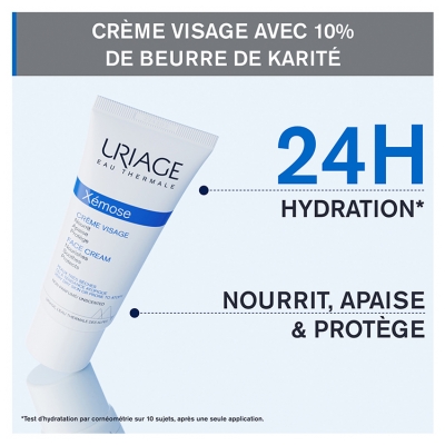 Uriage Xémose C8+ Soin Visage Apaisant Nourrissant 40 ml