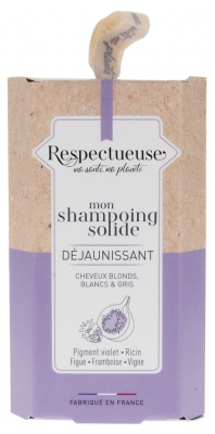 Respectueuse Shampoing Déjaunissant Solide 75 g
