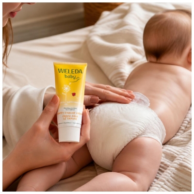 Weleda Baby Crème pour le Change Calendula Apais les Irritations Sans Parfum 75 ml