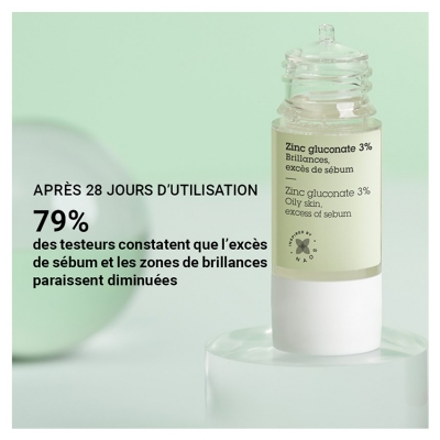 État Pur Actif Pur Zinc Gluconate 3%