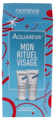 Noreva Aquareva : Peaux Déshydratées Crème Légère Hydratante 24H 40 ml + Masque Hydratation Express 50 ml