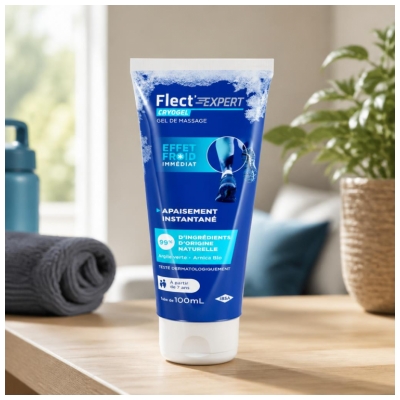 IBSA Flect'Expert Cryogel Gel Massage Effet Froid 100 ML
