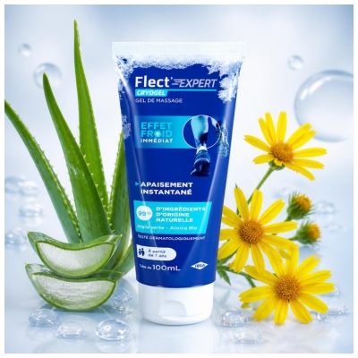 IBSA Flect'Expert Cryogel Gel Massage Effet Froid 100 ML