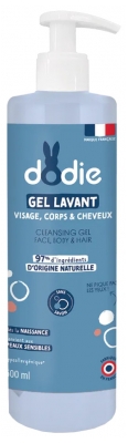 Dodie Gel Lavant 3en1 Visage Corps et Cheveux Dès la Naissance 500 ml