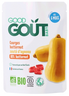 Good Goût Courges Butternut Sauté d'Agneau 190 g