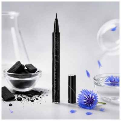 PuroBIO Cosmetics Eyeliner On Fleek Brush Pen Stylo Pointe Pinceau Bio 0,69 ml