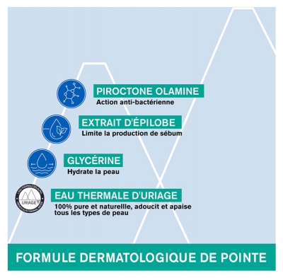 Uriage Hyséac Gel Nettoyant Anti-Imperfections Nettoie Purifie 150 ml