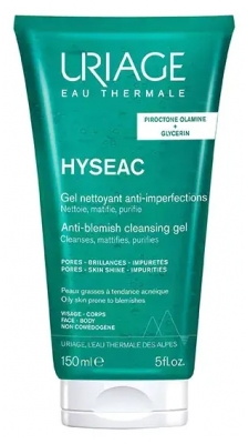 Uriage Hyséac Gel Nettoyant Anti-Imperfections Nettoie Purifie 150 ml