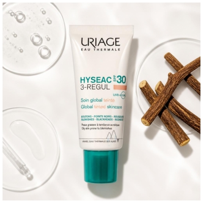 Uriage Hyséac 3-Regul Soin Visage Global Teinté SPF30 40 ML