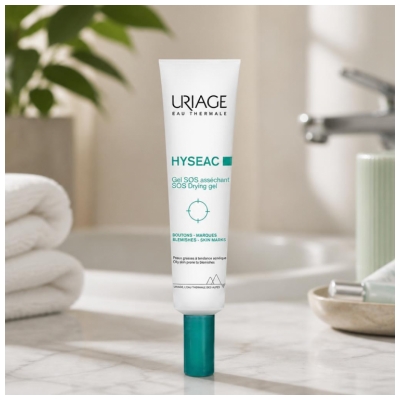 Uriage Hyséac Gel SOS Asséchant Boutons Marques 15 ml