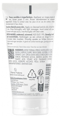 Avène Cleanance Masque Détox Peaux à Imperfections 50 ml