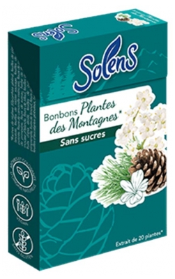 Solens Bonbons Plantes des Montagnes Sans Sucres 66 g