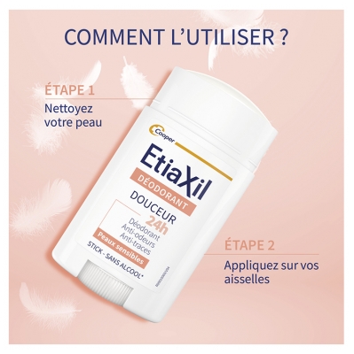 Etiaxil Déodorant Douceur 24H Peaux Sensibles 40 ML