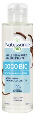 Natessance Huile Coco 100% Pure Bio 100 ml