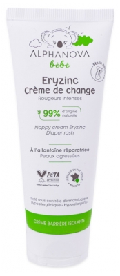 Alphanova Bébé Eryzinc Crème de Change Rougeurs Intenses 75 g