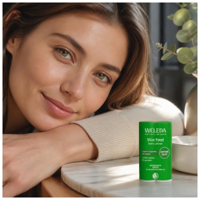 Weleda Skin Food Stick Lèvres Lot de 2 x 4,8 Grammes