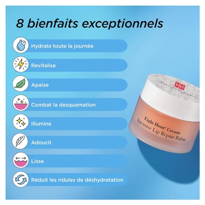 Elizabeth Arden Eight Hour Cream Baume Intensif Réparateur pour les Lèvres 10 ml