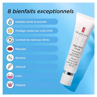 Elizabeth Arden Eight Hour Cream Baume Lèvres Nourrissant SPF20 10 ml