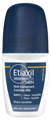 Etiaxil Déodorant Men Anti-Transpirant Contrôle 48 Heures Roll-On 50 ML